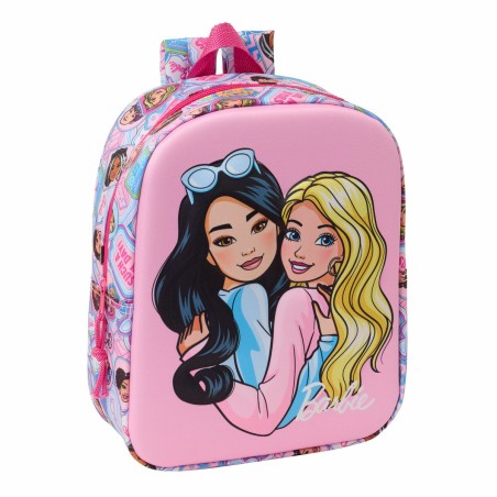 Zaino Scuola Barbie Rosa 22 x 27 x 10 cm