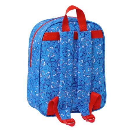 Zaino Scuola Spider-Man Rosso Blu Marino 22 x 27 x 10 cm