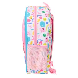 Zaino Scuola Peppa Pig Azzurro Bianco Rosa 27 x 33 x 10 cm