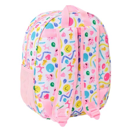 Zaino Scuola Peppa Pig Azzurro Bianco Rosa 27 x 33 x 10 cm