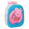 Zaino Scuola Peppa Pig Azzurro Bianco Rosa 27 x 33 x 10 cm