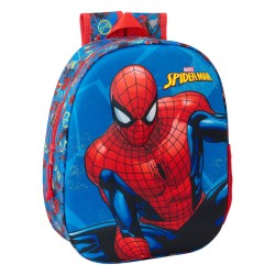 Zaino Scuola Spider-Man Rosso Blu Marino 27 x 33 x 10 cm
