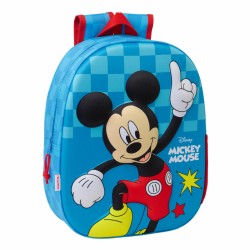 Zaino Scuola Mickey Mouse Clubhouse Azzurro 27 x 33 x 10 cm