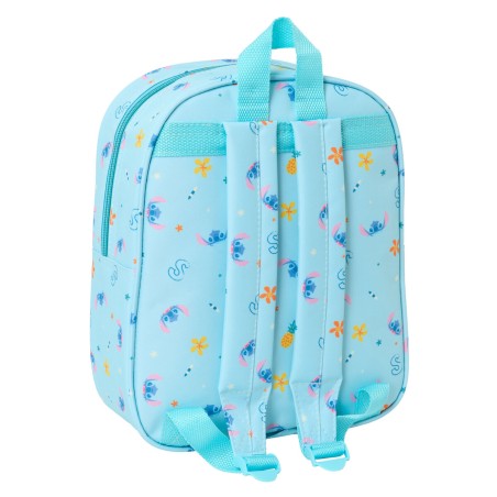 Zaino Scuola Lilo & Stitch Azzurro Chiaro 22 x 27 x 10 cm