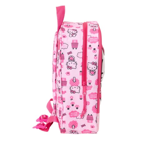 Zaino per Bambini Hello Kitty Rosa 22 x 27 x 10 cm 3D