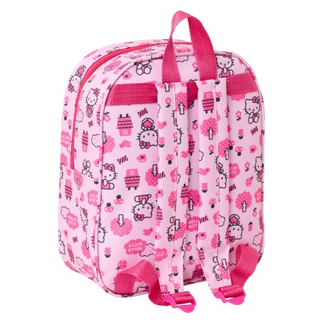 Zaino Scuola Hello Kitty Rosa 22 x 27 x 10 cm