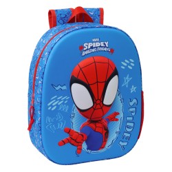 Zaino Scuola Spider-Man Rosso Blu Marino 27 x 33 x 10 cm