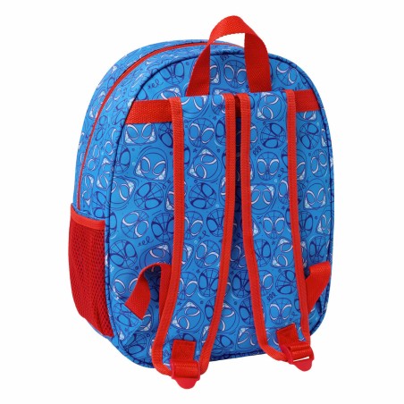 Zaino Scuola Spider-Man Rosso Blu Marino 27 x 33 x 10 cm