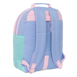 Zaino Scuola Munich Mellow Azzurro Rosa Celeste 32 x 42 x 15 cm