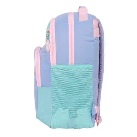 Zaino Scuola Munich Mellow Azzurro Rosa Celeste 32 x 42 x 15 cm