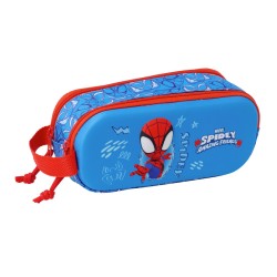 Zaino Scuola Spider-Man Rosso Blu Marino 21 x 8 x 6 cm
