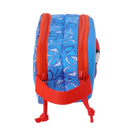 Zaino Scuola Spider-Man Rosso Blu Marino 21 x 8 x 6 cm