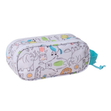 Zaino Scuola Safta Azzurro Bianco 21 x 8 x 6 cm