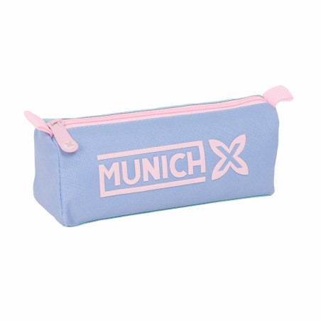 Necessaire Munich Mellow Azzurro Rosa Blu cielo 21 x 8 x 7 cm