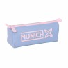 Necessaire Munich Mellow Azzurro Rosa Blu cielo 21 x 8 x 7 cm