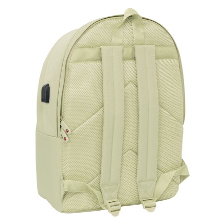 Zaino Scuola El Ganso +usb el ganso basics Beige 31 x 44 x 18 cm