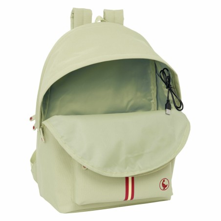 Zaino Scuola El Ganso +usb el ganso basics Beige 31 x 44 x 18 cm