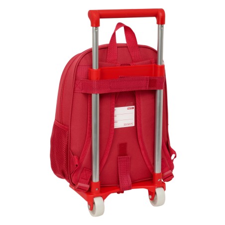 Trolley per la Scuola Sevilla Fútbol Club Rosso 28 x 34 x 10 cm
