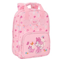 Zaino Scuola Minnie Mouse Baby Rosa 20 x 28 x 8 cm
