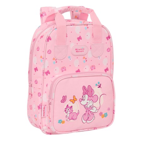 Zaino Scuola Minnie Mouse Baby Rosa 20 x 28 x 8 cm