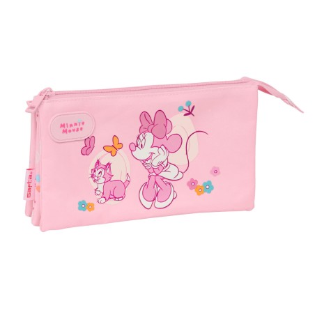 Necessaire Minnie Mouse Baby Rosa 22 x 12 x 3 cm