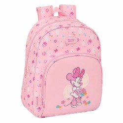 Zaino Scuola Minnie Mouse Baby Rosa 28 x 34 x 10 cm