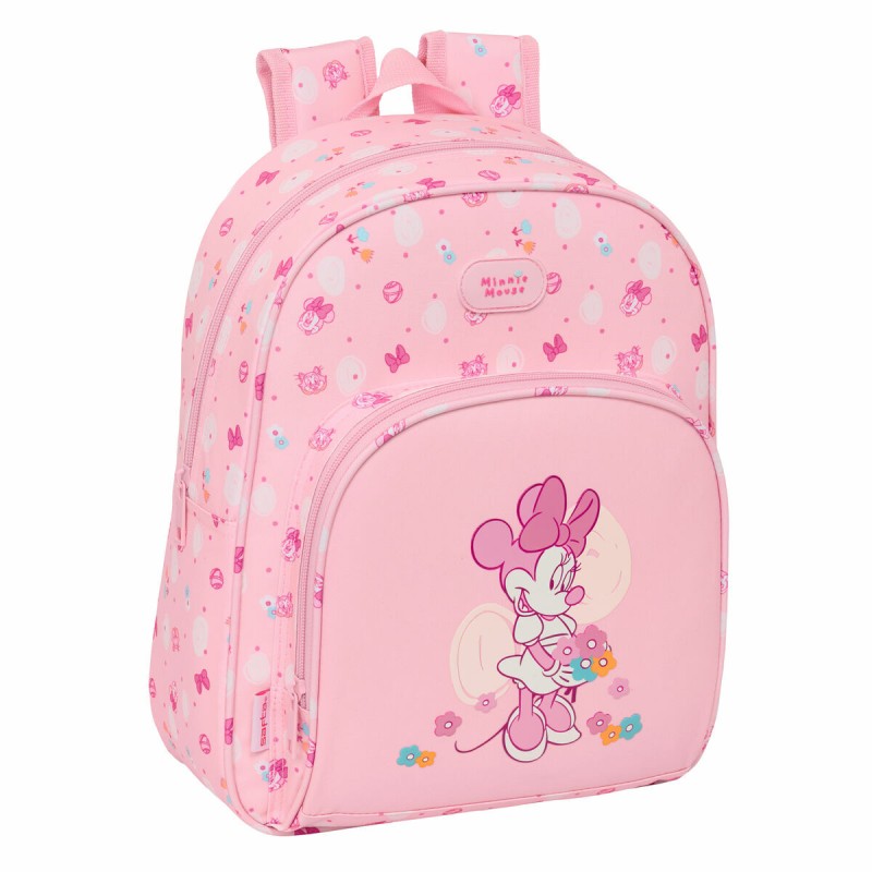 Zaino Scuola Minnie Mouse Baby Rosa 28 x 34 x 10 cm Zaino Scuola Minnie Mouse Baby Rosa 28 x 34 x 10 cm