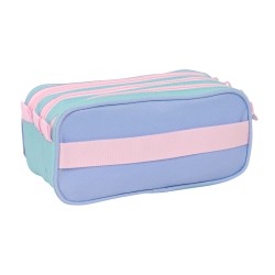 Necessaire Munich Mellow Azzurro Rosa Blu cielo 21,5 x 10 x 8 cm
