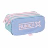 Necessaire Munich Mellow Azzurro Rosa Blu cielo 21,5 x 10 x 8 cm