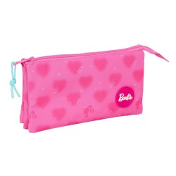 Necessaire Barbie Corazones Rosa 22 x 12 x 3 cm