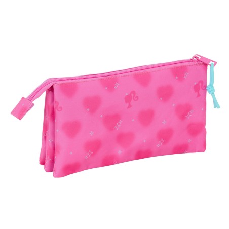 Necessaire Barbie Corazones Rosa 22 x 12 x 3 cm