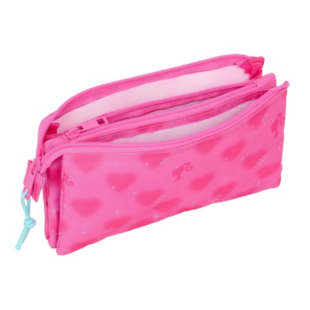 Necessaire Barbie Corazones Rosa 22 x 12 x 3 cm