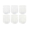 Set di Bicchieri Home ESPRIT Trasparente Cristallo Con rilievo 360 ml (6 Unità)