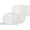 Set di Bicchieri Home ESPRIT Trasparente Cristallo Con rilievo 360 ml (6 Unità)