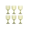Set di Bicchieri Home ESPRIT Verde Cristallo 380 ml (6 Unità)