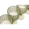Set di Bicchieri Home ESPRIT Verde Cristallo 380 ml (6 Unità)