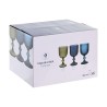 Set di Bicchieri Home ESPRIT Verde Cristallo 380 ml (6 Unità)