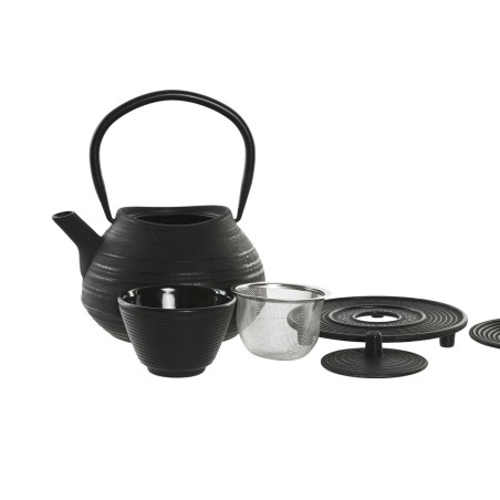 Teiera Home ESPRIT Nero Acciaio inossidabile Ferro 800 ml