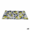 Vassoio per aperitivi La Mediterránea Limone 30 x 20 x 2,5 cm (12 Unità)