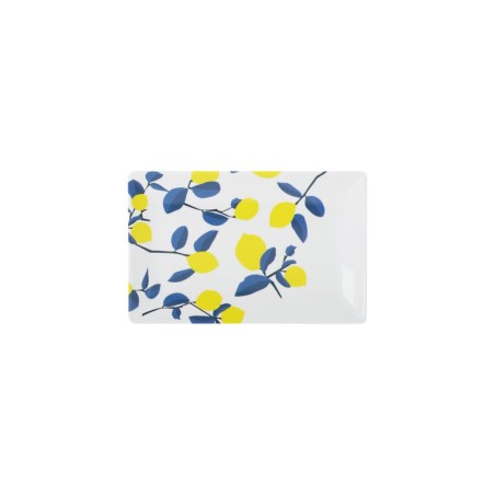 Vassoio per aperitivi La Mediterránea Limone 20 x 13 x 2 cm (24 Unità)
