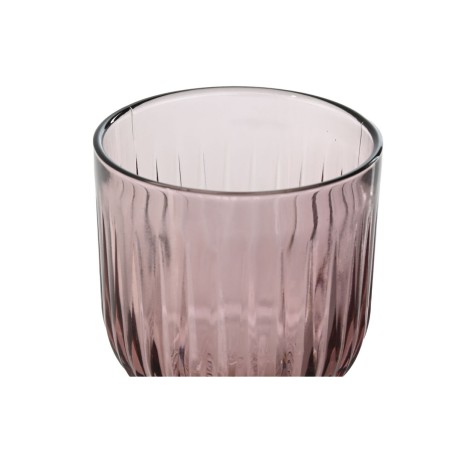 Set di Bicchieri Home ESPRIT Rosa Cristallo 380 ml (6 Unità)