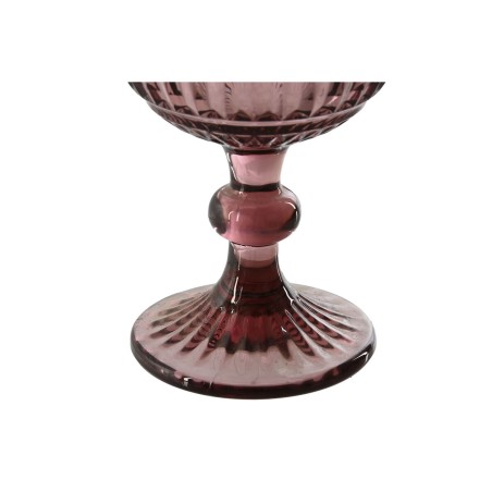 Set di Bicchieri Home ESPRIT Rosa Cristallo 380 ml (6 Unità)