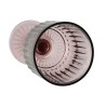 Set di Bicchieri Home ESPRIT Rosa Cristallo 380 ml (6 Unità)