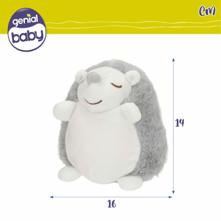Peluche Musicale Colorbaby Plastica 16 x 14 x 14 cm (6 Unità)