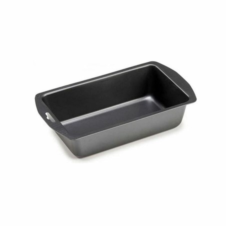 Stampo Rettangolare Kinvara CK56483-24 Grigio scuro Acciaio al carbonio 13 x 6,3 x 30 cm (12 Unità)