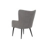 Poltrona DKD Home Decor Nero Grigio 69 x 77 x 91 cm