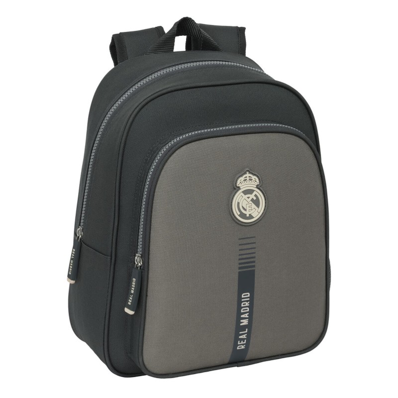 Zaino Scuola Real Madrid C.F. Grigio 27 x 33 x 10 cm Zaino Scuola Real Madrid C.F. Grigio 27 x 33 x 10 cm