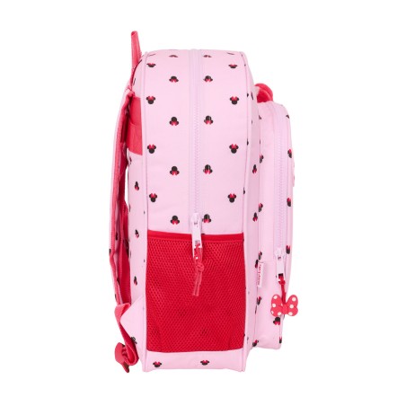 Zaino Scuola Minnie Mouse Naive Rosa 32 x 38 x 12 cm