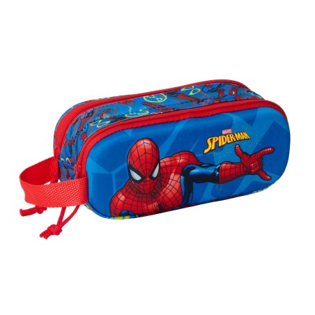 Zaino Scuola Spider-Man Rosso Blu Marino 21 x 8 x 6 cm