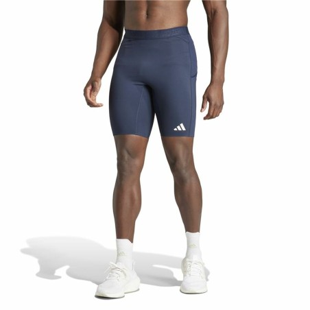 Leggings Sportivi da Uomo Adidas Az S Azzurro Blu Marino